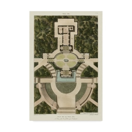 Bonnard 'Plan De La Villa Pia' Canvas Art,16x24